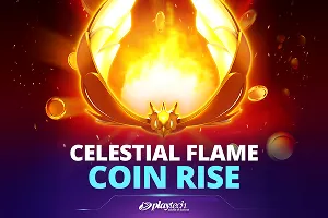 Playtech : Celestial Flame Coin Rise - ADUGAMING